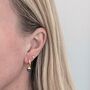 The Orb Emerald May Birthstone Earrings, thumbnail 2 of 5