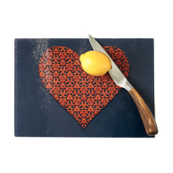 Valentines Heart Chopping Board Trivet, 6 of 10