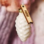 Personalised Glass Pine Cone Christmas Decoration, thumbnail 1 of 4