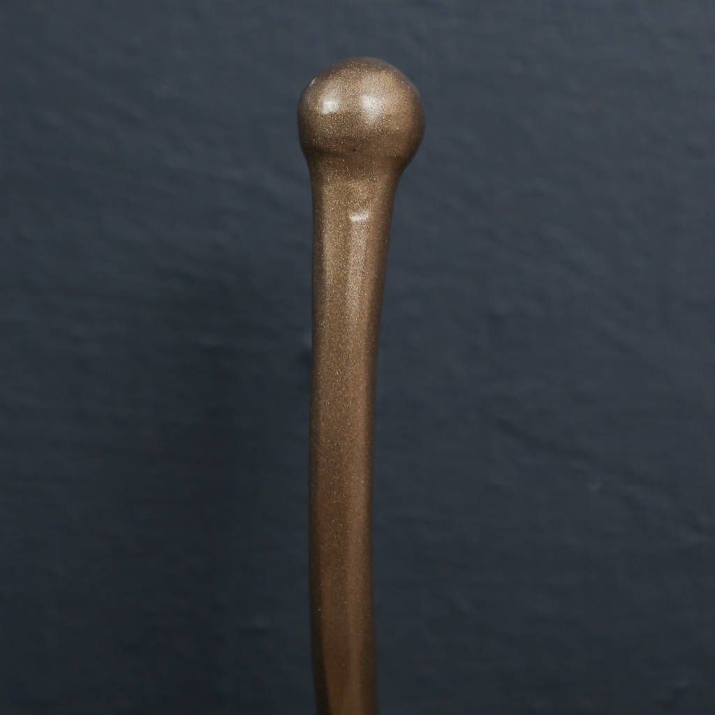 Gold Wall Mounted Clothes Rail By Dibor