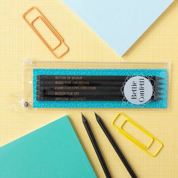 Funny Architect Pencil Set: Form Follows Function, 5 of 7
