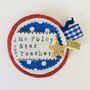Personalised Best Teacher Gift Badge Pin, thumbnail 3 of 6
