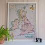 Personalised UK And Ireland Map Notice Board, thumbnail 1 of 4