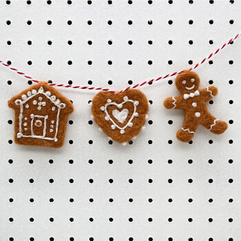 Needle Felting Kit Gingerbread, 6 of 12