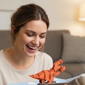 You Make Me Trect! Cheeky Love Card With Funny 3D Pop Up, 2 of 9