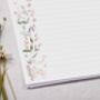 A4 Landscape Letter Writing Paper With Pink Flower Design, thumbnail 3 of 5