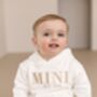 Mini Est Embroidered Child's Hoodie Jumper Matching Mama Available, thumbnail 4 of 8