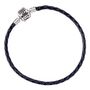 Harry Potter Leather Charm Bracelet 19cm Black, thumbnail 1 of 2