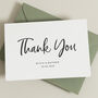 Pack Of Personalised Thank You Card, thumbnail 4 of 4