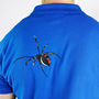 Spooky Embroidered Spider Polo Shirt, thumbnail 4 of 5