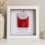 Personalised 1st Wedding Anniversary Paper Gift Frame, thumbnail 1 of 6