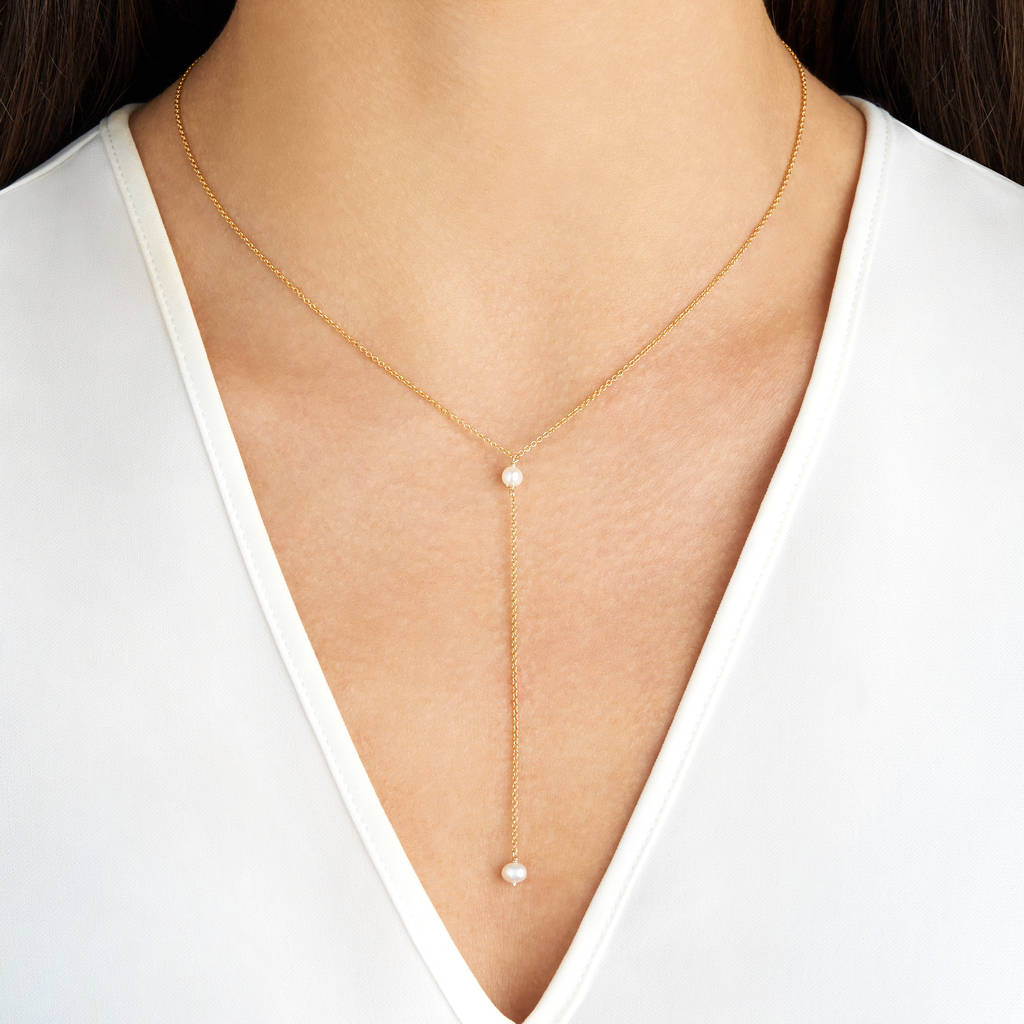 Minoux tiny hot sale bar necklace