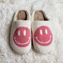 Pastel Smiley Face Slippers, thumbnail 2 of 7