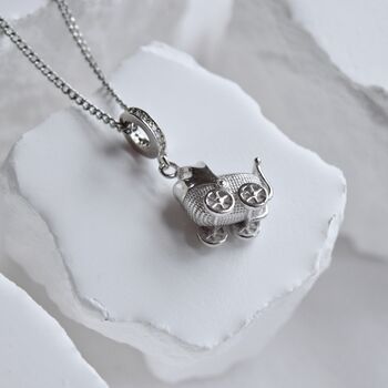 Baby Pram Charm Gift 925 Gift New Mom, 2 of 9