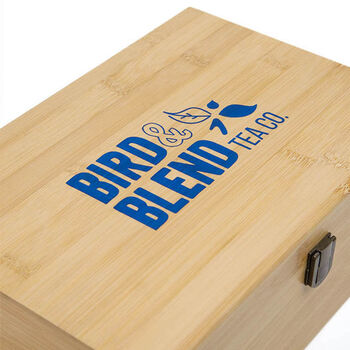 Bamboo Wooden Tea Chest, 3 of 5