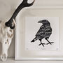 'The Raven' Art Print, thumbnail 1 of 8