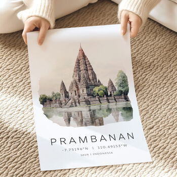Indonesia Travel Print Of Prambanan Temple, 3 of 7