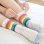 Rainbow Socks Bucket Hamper, thumbnail 3 of 3
