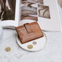 Tan Leather Credit Card Holder, thumbnail 3 of 5