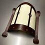 Corten Steel Curved Wall Light Surrounds Cardinal, thumbnail 6 of 9