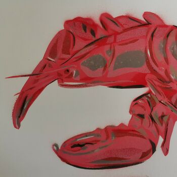 'Common Lobster' Original Signed Painting, 10 of 10