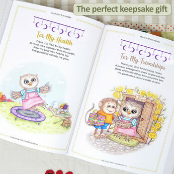 Personalised Holy Communion Gift Book Of Blessings, 6 of 12