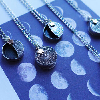 Personalised Moon And Stars Necklace, 8 of 8
