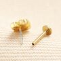 Stainless Steel Crystal Star And Moon Piercing Earring, thumbnail 2 of 3