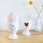 Pair Of Hen Egg Cups, thumbnail 2 of 5