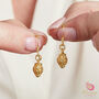 Filigree Gold And Silver Lantern Dangly Drop Minimalist Earrings, thumbnail 4 of 8