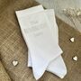 The Bridesmaid Personalised Wedding Socks, thumbnail 4 of 4