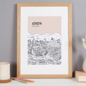 Personalised Athens Print, 9 of 10
