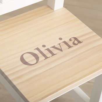 Personalised Table And Chairs Set, 2 of 3