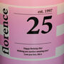 Personalised Pastel Stripe Scented Natural Wax Candle, thumbnail 3 of 9
