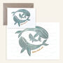 Personalised Whale New Baby Print Bundle, thumbnail 1 of 8