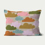 Retro Clouds Patterned Cushion, thumbnail 2 of 2