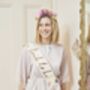 Hen Party Bride To Be Floral Paper Sash, thumbnail 2 of 5