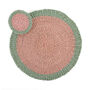 Poet Core Woven Circular Coaster And Placemat, thumbnail 2 of 3