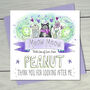 Thank You From The Cat Personalised Greeting Card, thumbnail 4 of 12