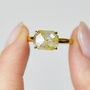 One Of A Kind Organic Yellow And White Natural Diamond, thumbnail 1 of 5