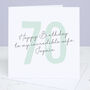 Wife 70th Birthday Card, thumbnail 5 of 6