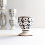 Handpainted Blue Crissy Egg Cup, thumbnail 1 of 7