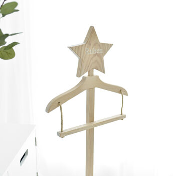 Personalised Wooden Junior Clothing Stand, 12 of 12