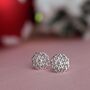 Ethical Silver Boho Mandala Studs, thumbnail 1 of 5