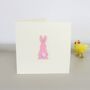 Happy Easter 3D Bunny Card, thumbnail 1 of 6