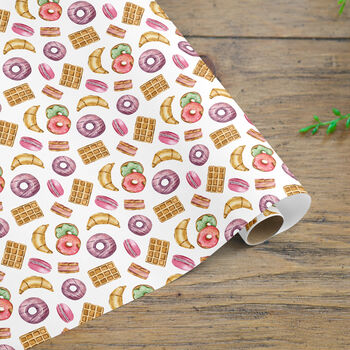 Waffles Wrapping Paper Roll Or Folded, 3 of 3