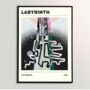 Jim Henson Labyrinth Movie Inspired Art Print Bowie, thumbnail 1 of 2