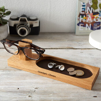 Personalised Glasses And Phone Stand With Stash Tray, 4 of 6