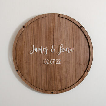 Personalised Alternative Wedding Circle Guest Book, 5 of 10
