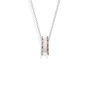 Silver And Rose Gold Perspex Necklace, thumbnail 4 of 4
